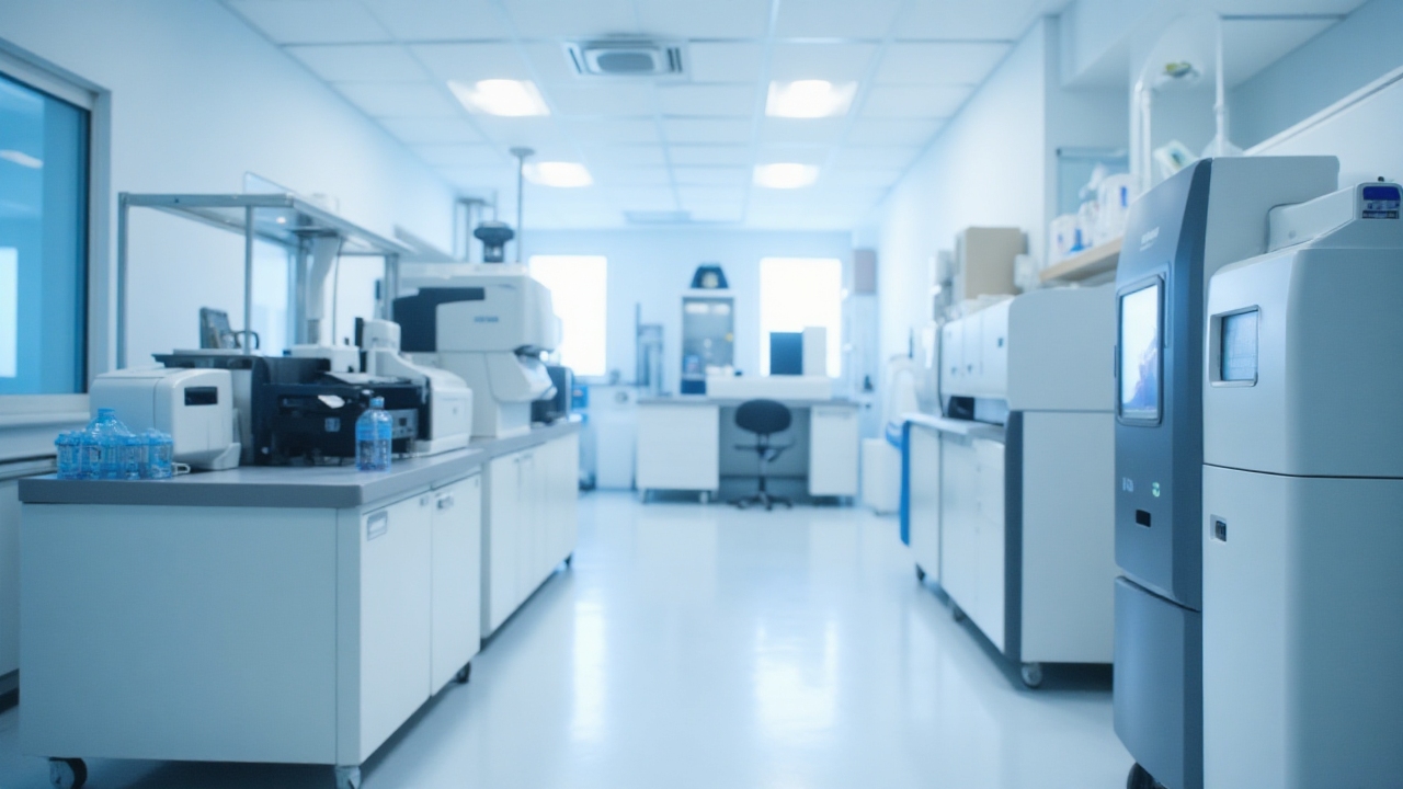 Nowoczesne laboratorium prowadzące zaawansowane badania metabolomiczne w zakresie chorób sercowo-naczyniowych u dzieci.